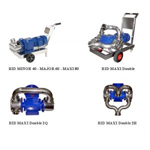 Elettropompe inox con motoriduttore