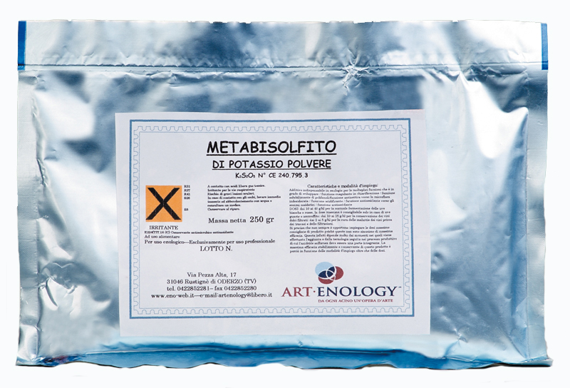 Metabisolfito di Potassio gr. 250