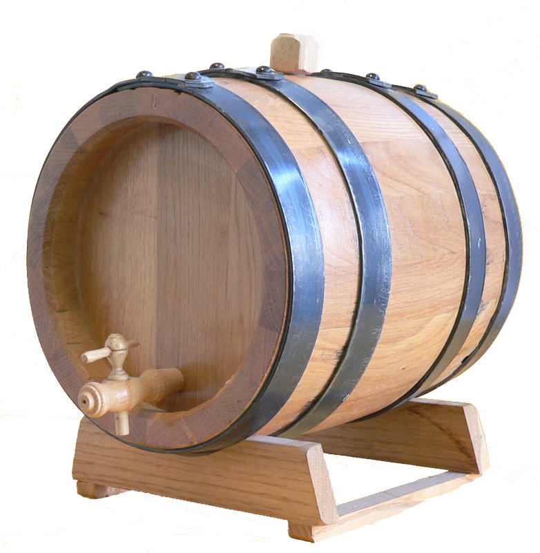 Botticella in rovere da lt. 8