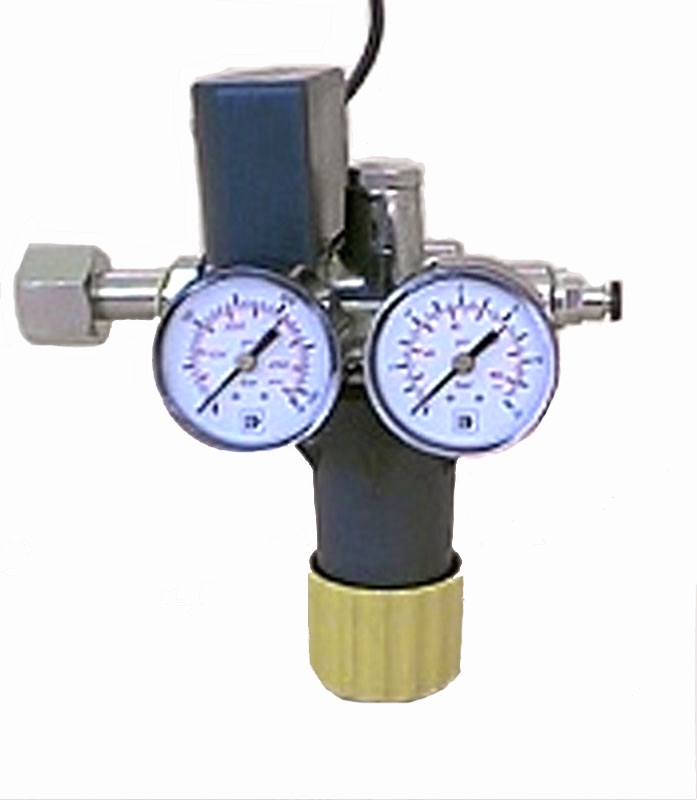 Riduttore + preriscaldatore per saturatore gas co2