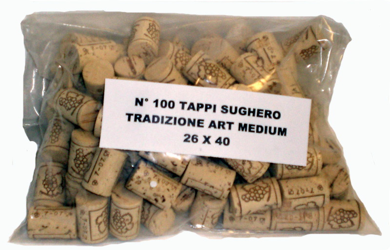 Tappo Sughero tradizionale art medium 26x40