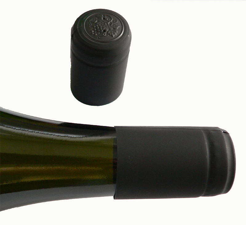 Capsule termoretraibile cha nero opaco