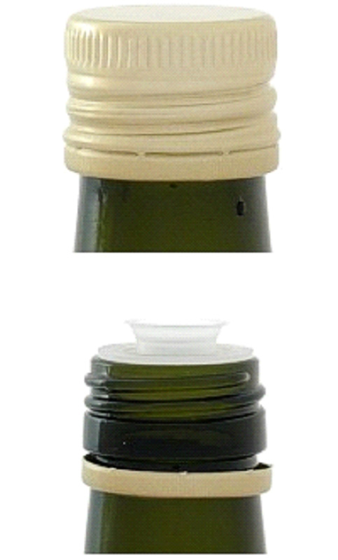 Capsula in alluminio pre-filettata per olio