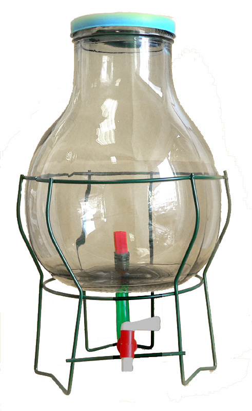 Acetiera in vetro da lt. 10