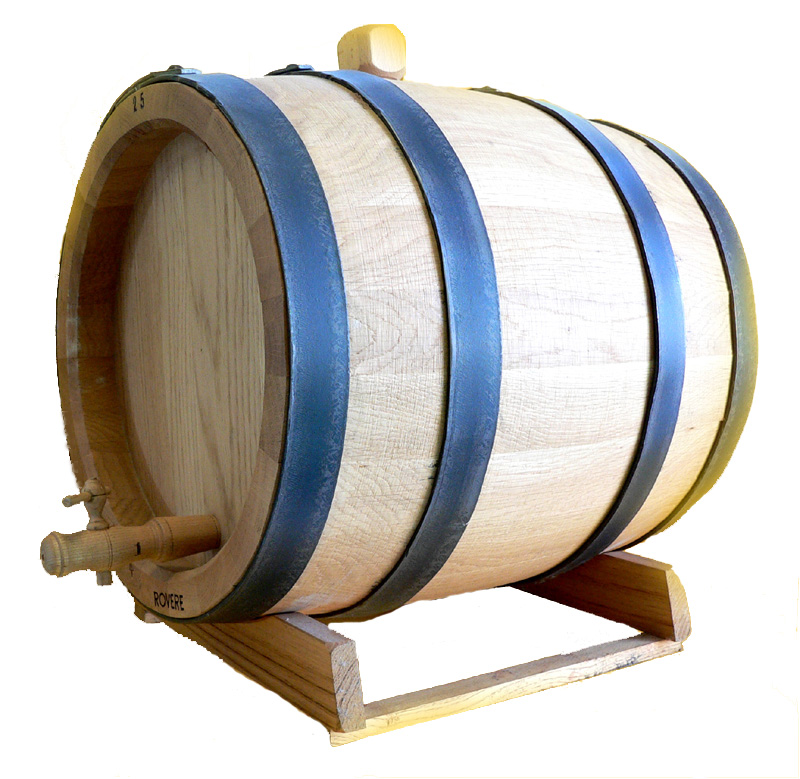 Botticella in rovere da lt. 25