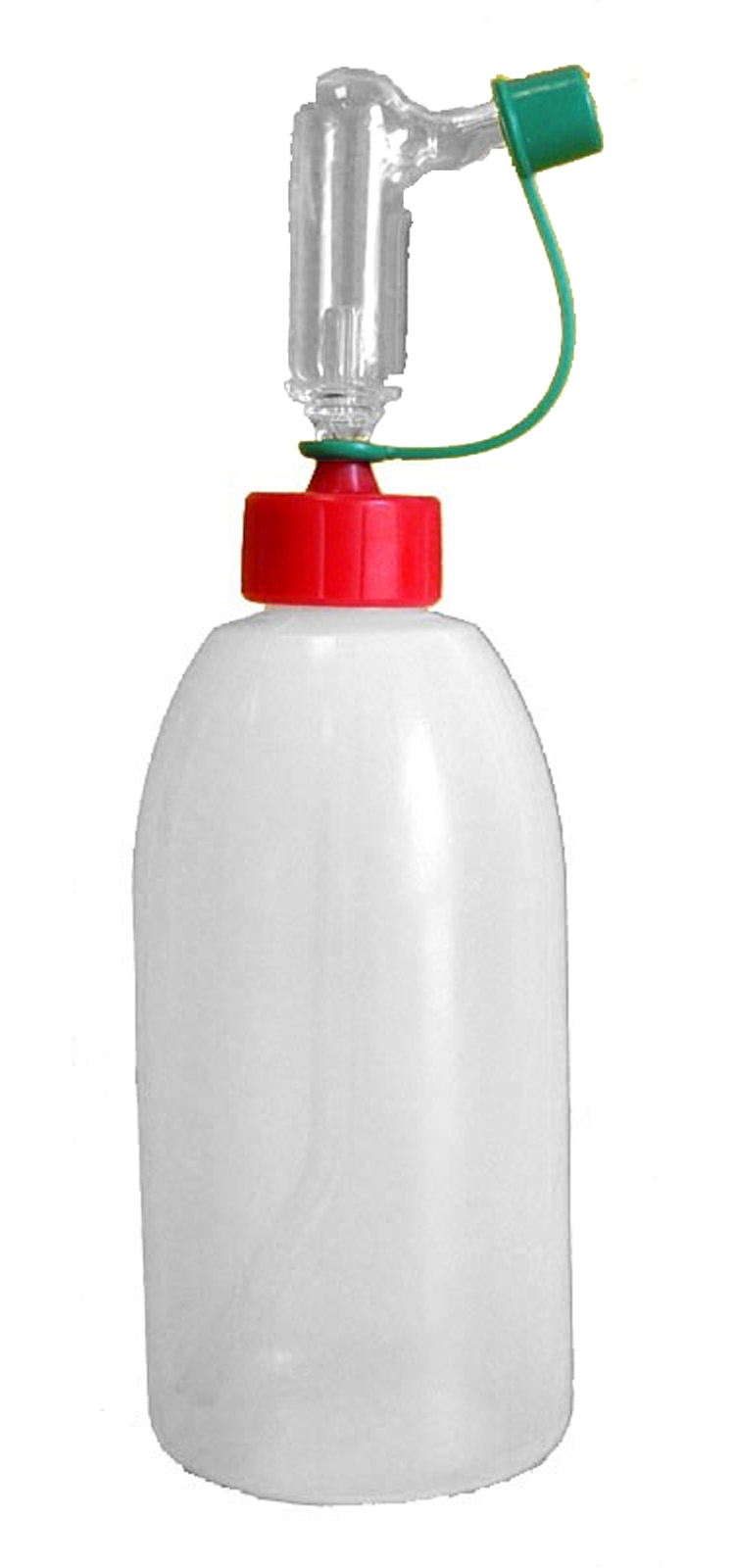 Dosatore in vetro da 2 m per liquidi su bottiglia in PN da 250