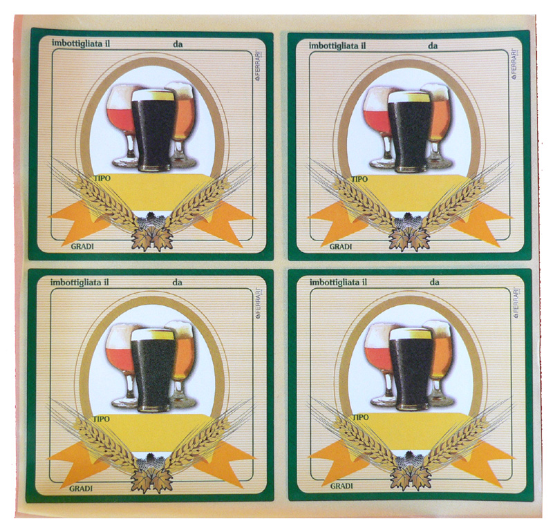 Etichette Autoadesive Birra