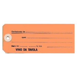 Etichetta Manila Vino da Tavola per Damigiane