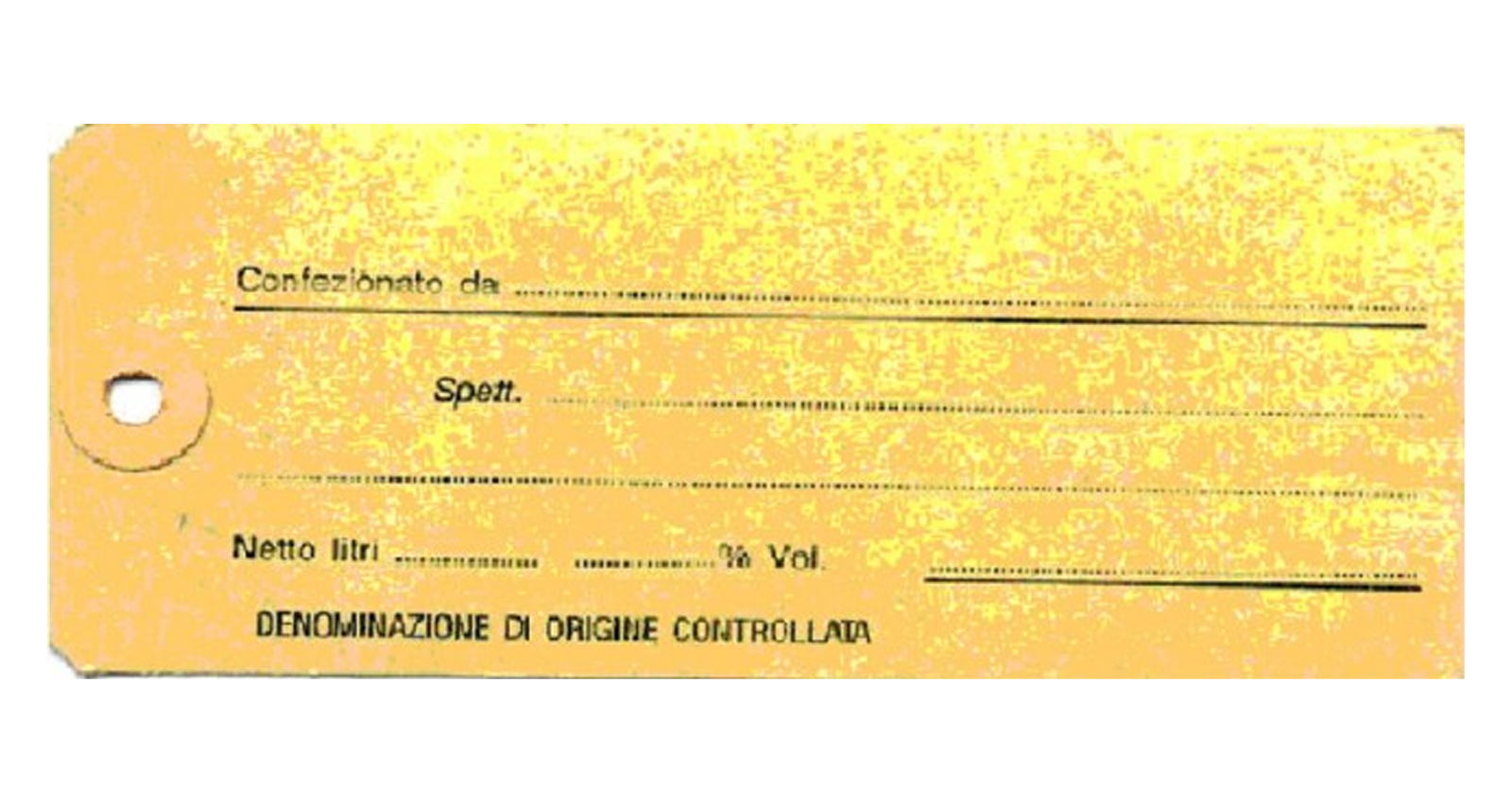 Etichetta Manila Vino DOC  per Damigiane