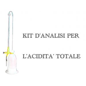 Kit analisi acidità totale