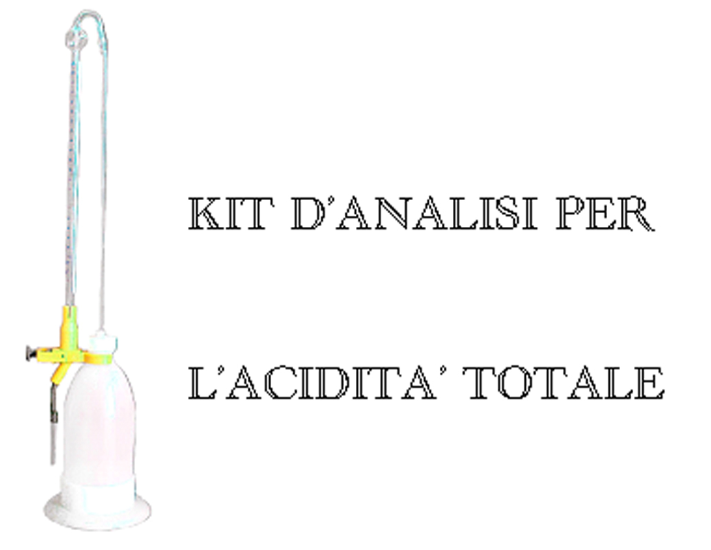 Kit analisi acidità totale