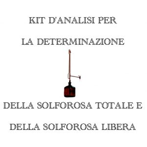 Kit analisi anidride solforosa