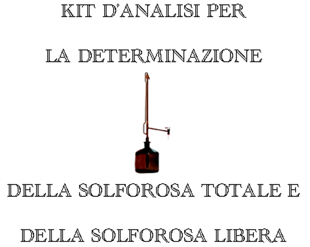 Kit analisi anidride solforosa