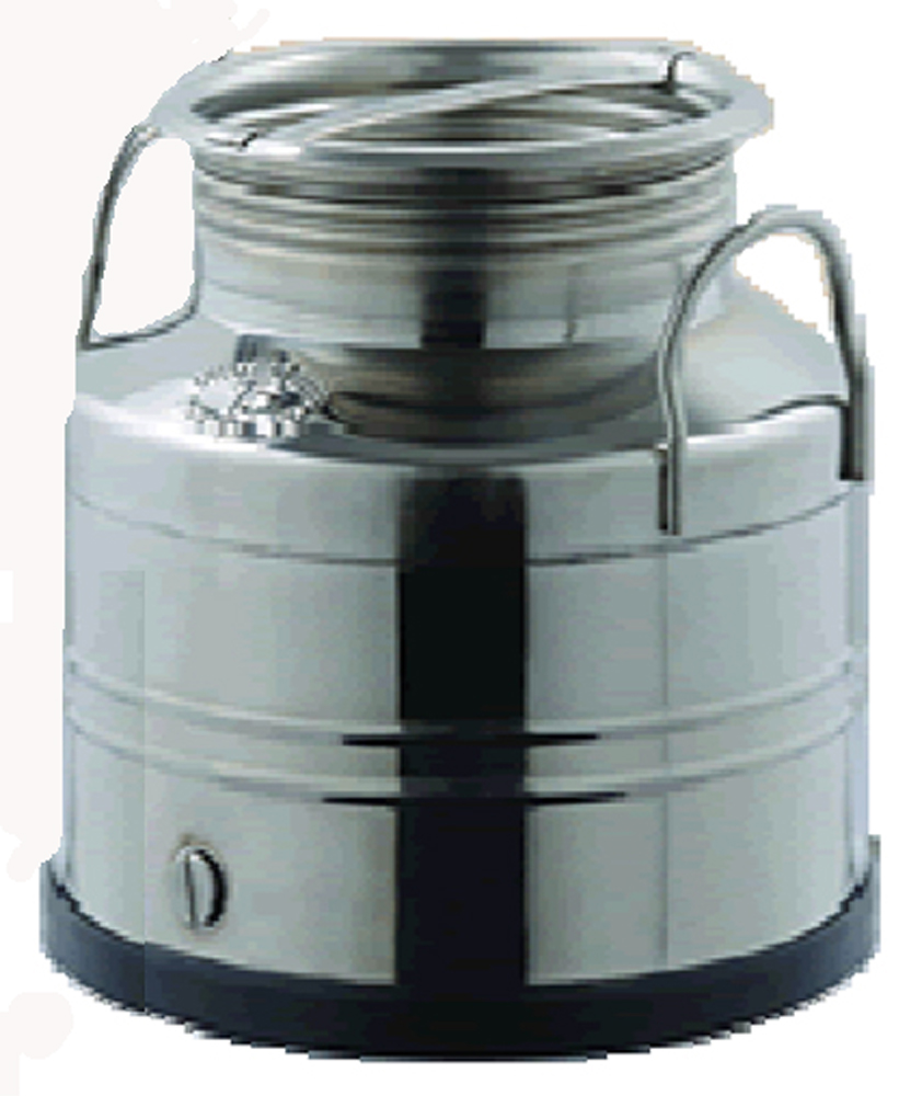 Super fusto inox da lt. 10